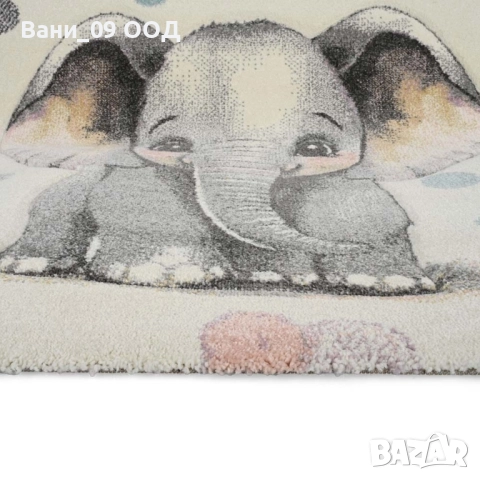 120х170см! Детски килим "Слонче", снимка 2 - Килими - 52185950