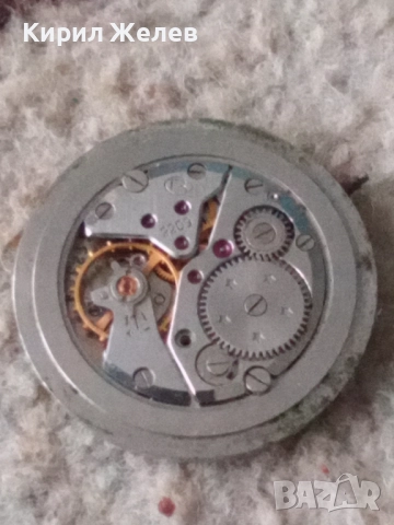 Механизъм с циферблат от стар ръчен часовник 36769, снимка 8 - Мъжки - 52269923