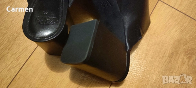 ZARA - обувки на висок ток, снимка 9 - Сандали - 52429156