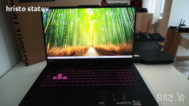 Геймърски лаптоп ASUS TUF A17/ RYZEN 7 6800H/ RTX 3070 / 16GB RAM / WINDOWS 11, снимка 8 - Лаптопи за игри - 56105668