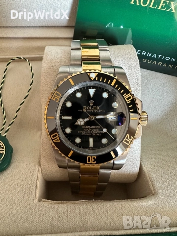 Rolex Submariner Twotone 41mm, снимка 4 - Мъжки - 52941053