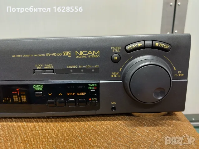 Panasonic nv-hd100 hi-fi stereo VHS video , снимка 4 - Декове - 56106375