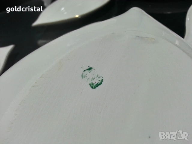 Стар български порцелан чинии , снимка 6 - Антикварни и старинни предмети - 53231008