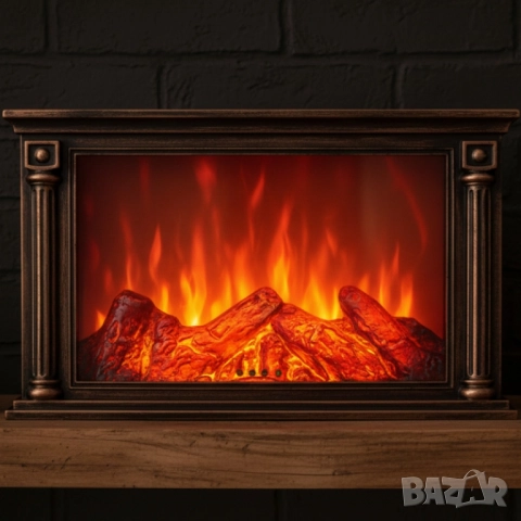 LED камина с ефект на тлеещи въглени – безопасна и стилна атмосфера у дома, снимка 3 - Лед осветление - 51924025