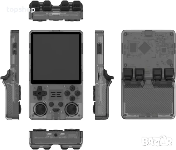 НОВА, ТЕСТВАНА,ПЕРФЕКТНА RGB20SX Игрова Конзола с 4-инчов IPS Екран, 5000mAh Батерия, Linux Система, снимка 2 - Nintendo конзоли - 50511363