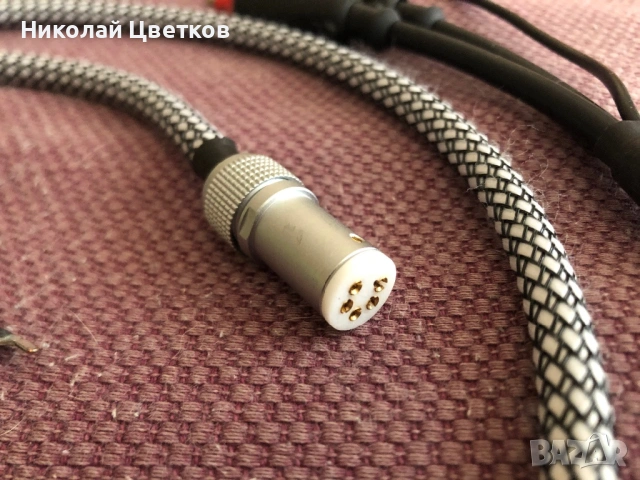 Gothic Audio- грамофонен кабел 5pin / RCA, снимка 2 - Грамофони - 54178386
