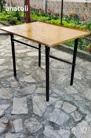 згаваема маса от германия дл.81см ш.61см, снимка 3 - Маси - 53903957