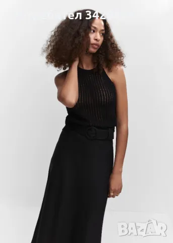 MANGO Плетен топ, снимка 1