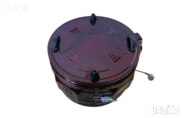 Емайлирана Кръгла фурна - обем 36 литра, снимка 4 - Печки, фурни - 44192310