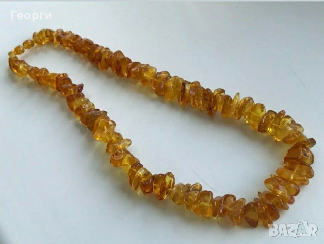 Колие от висококачествен Балтийски кехлибар 51 грама. , снимка 2 - Колиета, медальони, синджири - 29612044