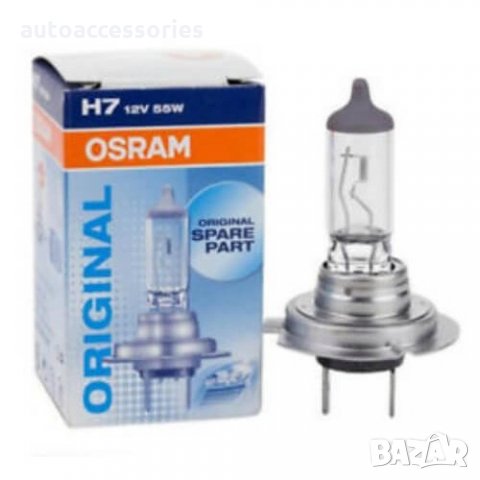 Крушка за фар Osram H7 Original, 12V, 55W, 1 брой, 4050300925202