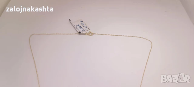 Ново Златно колие-1,35гр/14кр, снимка 5 - Колиета, медальони, синджири - 51326045