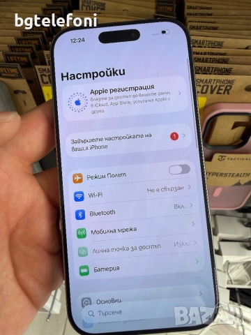 iPhone 16 Pro 128 natural titanium 91% batt , неразличим от нов, снимка 12 - Apple iPhone - 52696865