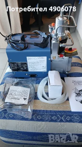Компресор за въздух PCP - 300 bar - 230 V - 1800 W - водно охлаждане - автоматичен стоп , снимка 2 - Въздушно оръжие - 56012625