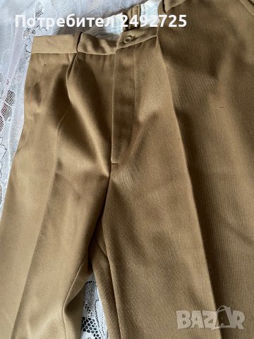 Панталони мъжки бежово, ново, талия 104, снимка 4 - Панталони - 38859007