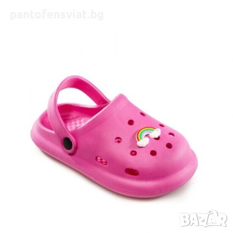 Детски чехли тип крокс GRAND ATTACK циклама 24/29, снимка 1