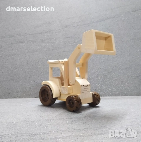 Декоративен дървен багер-челен товарач DMAR 162M2, снимка 5 - Колекции - 54233724