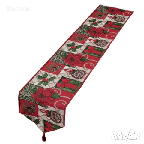 Коледна покривка за маса - идеалната празнична декорация, снимка 5 - Декорация за дома - 52443412