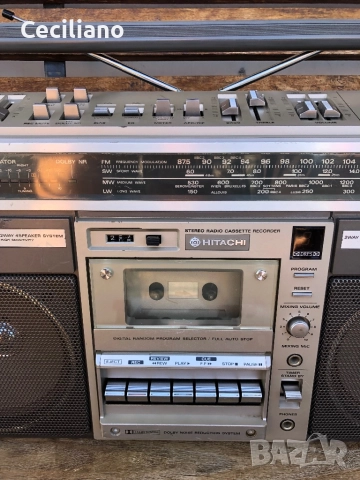 Радиокасетофон Hitachi TRK-8190 – Топ!, снимка 5 - Радиокасетофони, транзистори - 52774196