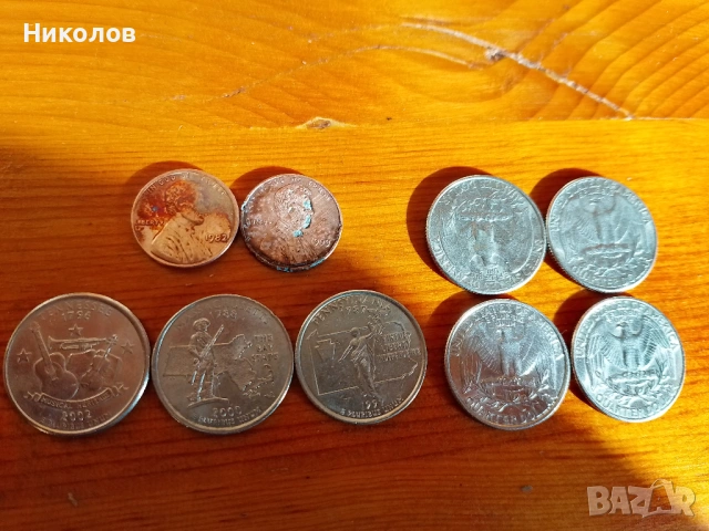 QUARTER DOLLAR "8бр к-т 50€"!+Доставка!