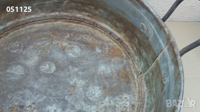 стара метална огромна тава за лютеница и др. , снимка 4 - Антикварни и старинни предмети - 42036849