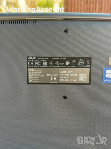 Продавам Лаптоп Asus X509F , снимка 5 - Лаптопи за дома - 55799707