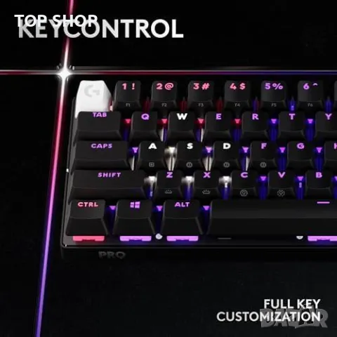 Нова Logitech PRO X 60 LIGHTSPEED Механична Клавиатура RGB Безжична