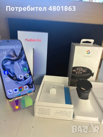 Teлефон Nubia Air+ Smartwach Google pixel 2
