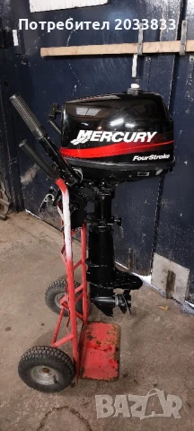 Извънбордов двигател MERCURY 4Hp, снимка 1