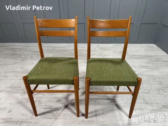 Винтидж трапезни столове К100, снимка 4 - Столове - 56018780