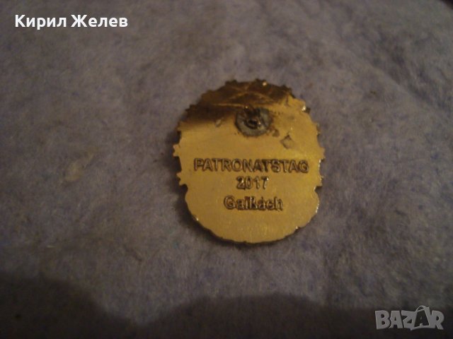 ПОЗЛАТЕНА КАТОЛИЧЕСКА РЯДКА ИКОНКА за КОЛЕКЦИЯ - СТОМАНЕНА с ЕМАЙЛ - ЛАК 29460, снимка 8 - Антикварни и старинни предмети - 37715848