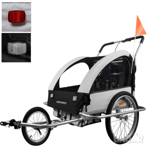 Ремарке за колело с окачване 3в1 /  Количка ремарке / Ремарке за велосипед