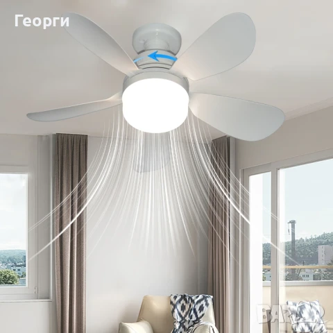 полилей с вентилатор, снимка 5 - Полилеи - 50467305