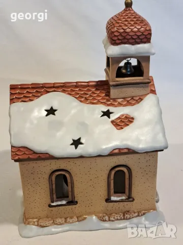 порцеланова коледна църква Goebel  6/6, снимка 2 - Декорация за дома - 47326894