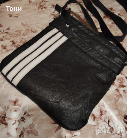 ADIDAS Оригинална Нова Кожена Дамска Чанта 