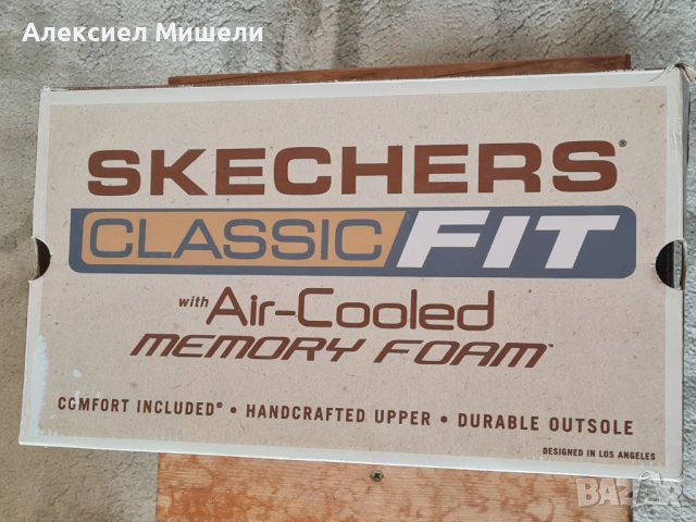 Мъжки, бели кецове Скечърс/Sketchers, снимка 3 - Кецове - 54167448