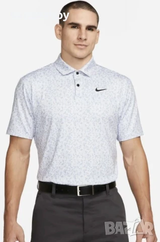 Nike Dri-FIT Tour Camo Golf Polo Purple - страхотна мъжка тениска КАТО НОВА ХЛ