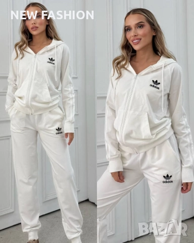 Дамски Памучни Екипи - лого Бродирано ✨ Adidas , снимка 3 - Спортни екипи - 52049045