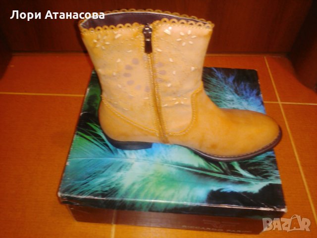 Ежедневни дамски боти от висококачествена еко кожа с активен цип отстрани, снимка 6 - Дамски боти - 30789204