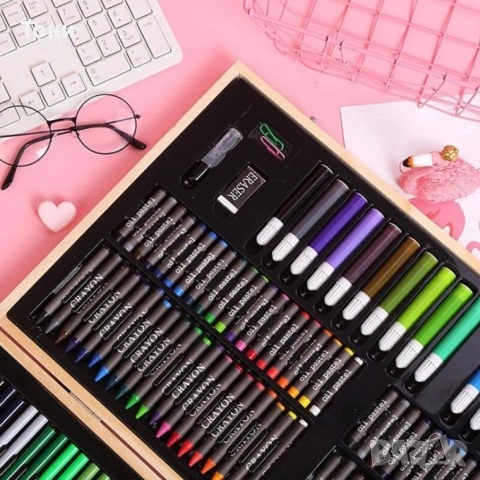 Детски комплект за рисуване - 180 части., снимка 9 - Рисуване и оцветяване - 53918235