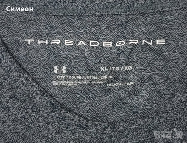 Under Armour UA Threadborne оригинална блуза XL спортна фланелка, снимка 3 - Спортни дрехи, екипи - 40579652