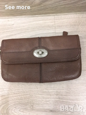 FOSSIL портфейл клъч естествена кожа, снимка 2 - Портфейли, портмонета - 54003307