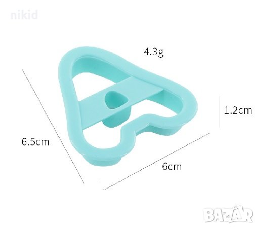 5 см букви азбука латиница латински пластмасови резци форми за торта украса декор фондан тесто, снимка 2 - Форми - 42332705