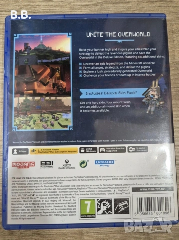 Майнкрафт/ Minecraft Legends PS5, снимка 2 - Игри за PlayStation - 53220206