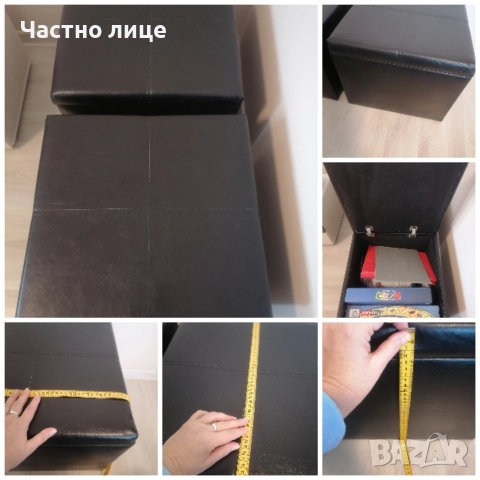 Разпродажба! Като нови кожени табуретки 