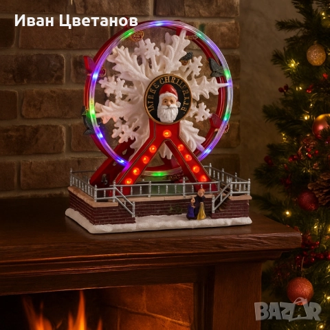 Коледно Виенско колело с музика и Led светлини