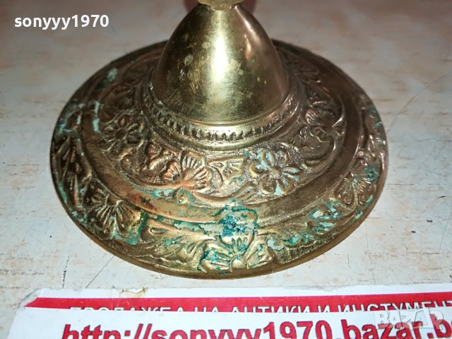 ✅MASSIV MESSING-КРЪСТ МЕД/МЕСИНГ-ВНОС SWISS 091022, снимка 5 - Антикварни и старинни предмети - 38271745