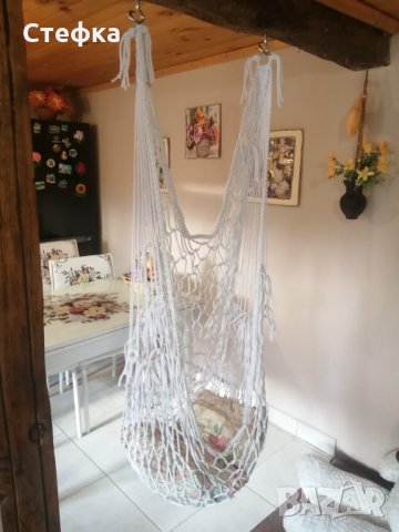 Люлка-ръчно плетена, снимка 5 - Градински мебели, декорация  - 24684977