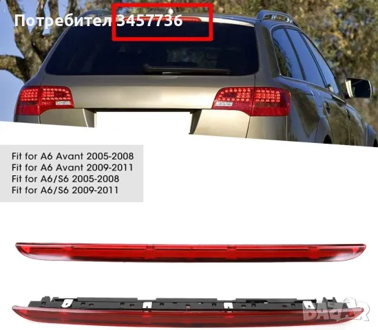 НОВ Трети Стоп Audi A6 C6 LED комби A6 4F Allroad 