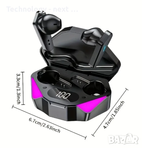 Безжични геймърски слушалки, снимка 3 - Bluetooth слушалки - 52632972